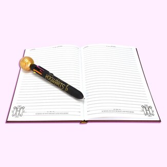 Mad Monkey Harry Potter balpen, veelkleurige balpen met gouden snitch