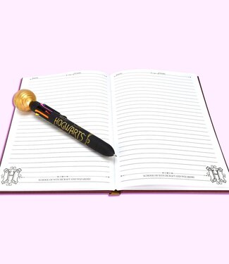 Mad Monkey Harry Potter balpen, veelkleurige balpen met gouden snitch