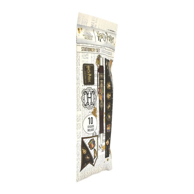 Harry Potter schrijfwarenset, 6-delige cadeauset voor elke Hogwarts-fan, perfect voor school of op het bureau thuis