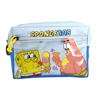 Mad Monkey Spongebob Squarepants etui, etui in het ontwerp van Spongebob en Patrick, officiële merch