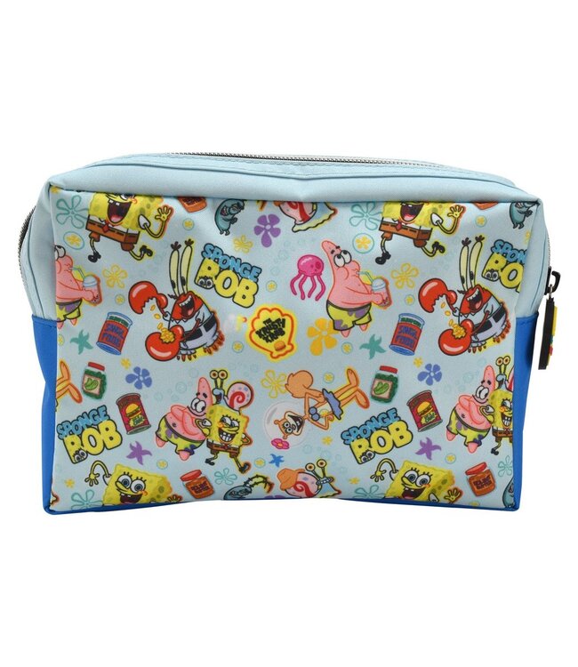 Spongebob Squarepants etui, etui in het ontwerp van Spongebob en Patrick, officiële merch