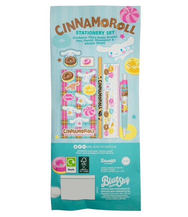 Sanrio Cinnamoroll - briefpapier set 6 delen