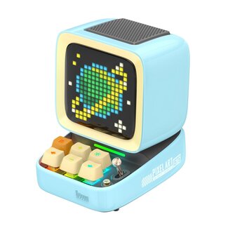 Mad Monkey Divoom Ditoo Pro - Bluetooth-luidspreker met instelbare pixelweergave - Blauw