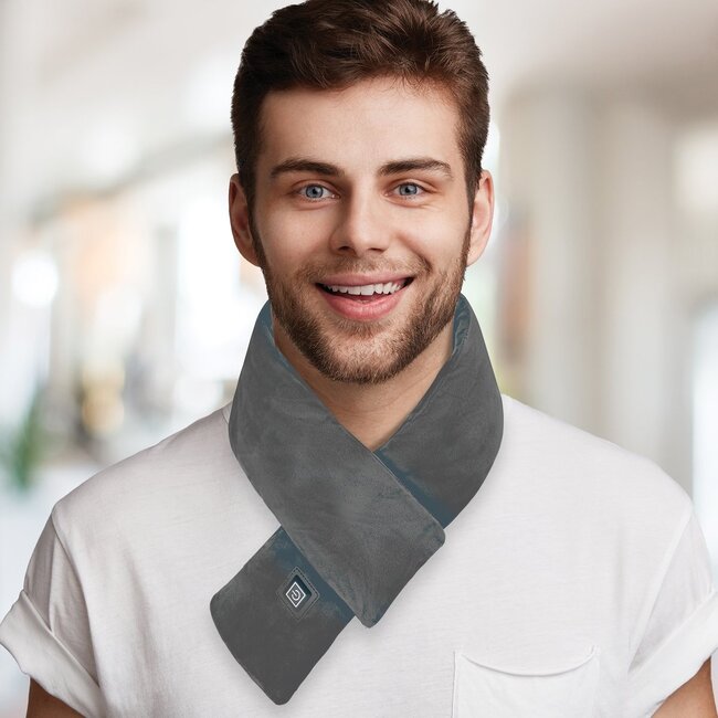 Mad Monkey - Verwarmde Sjaal Grijs