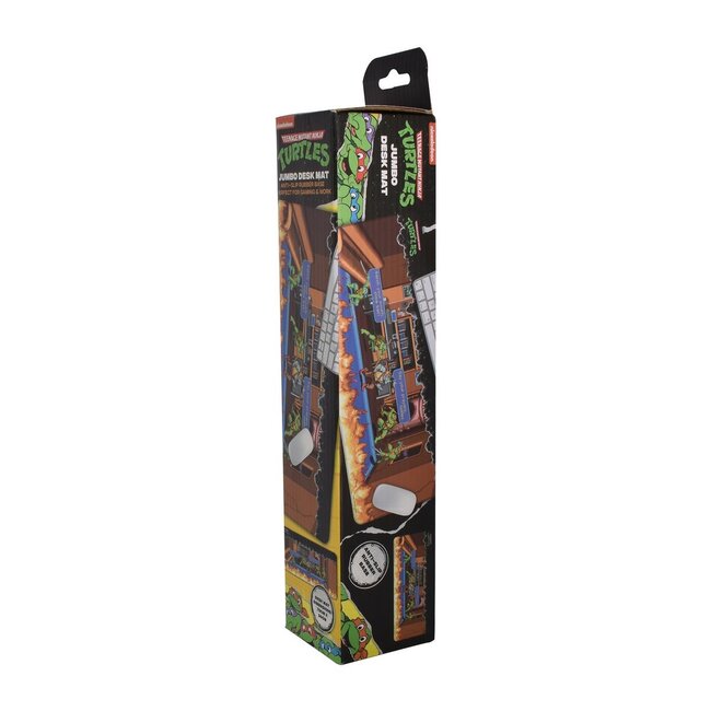 TMNT bureauonderlegger, Ninja Turtles designonderlegger, 70 x 30 cm, officiële merchandise