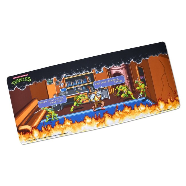 TMNT bureauonderlegger, Ninja Turtles designonderlegger, 70 x 30 cm, officiële merchandise
