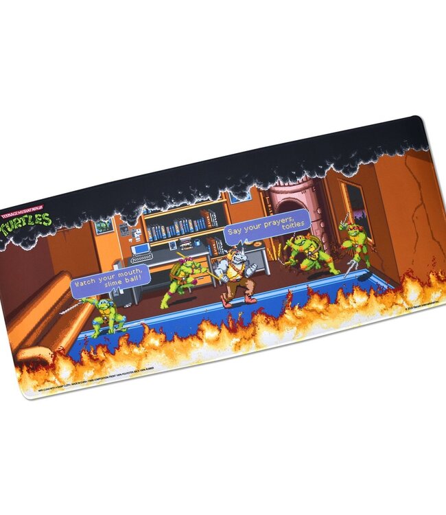 TMNT bureauonderlegger, Ninja Turtles designonderlegger, 70 x 30 cm, officiële merchandise