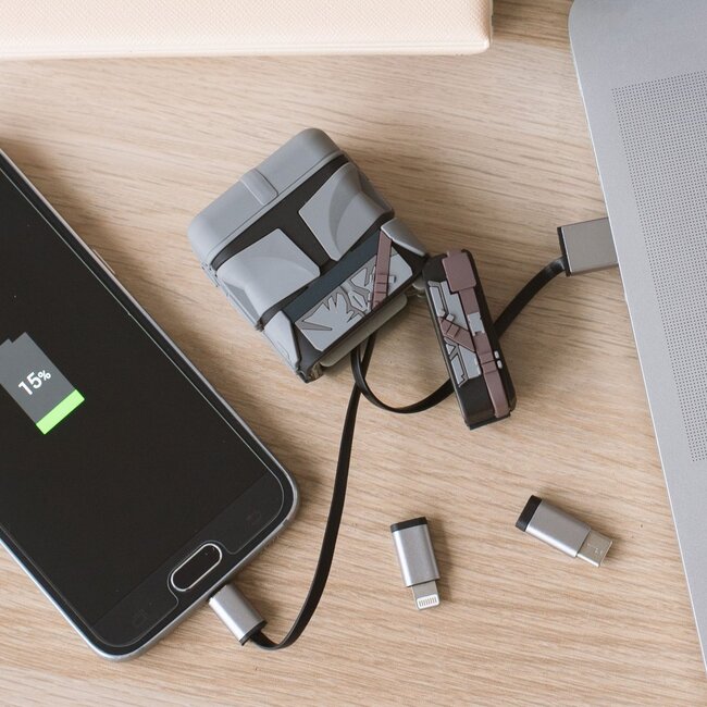 PowerSquad - Flip intrekbare kabel "The Mandalorian"