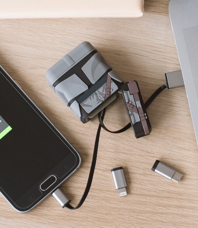 PowerSquad - Flip intrekbare kabel "The Mandalorian"