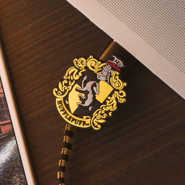 Harry Potter - Huffelpuf 3in1-Ladekabel Sjaal-Kabel (Lightning/Micro/USB-C)