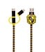 Harry Potter - Huffelpuf 3in1-Ladekabel Sjaal-Kabel (Lightning/Micro/USB-C)