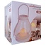 Laterne mit LED-Kerze