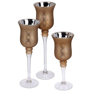 Home&Styling Home & Styling Kerzenhalter - 3-teiliges Set