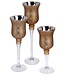 Home & Styling Set van 3 luxe kandelaren