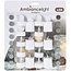 Ambiance Tealights LED - set of 16 pieces - large and small