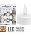 Theelichtjes LED - set 16 stuks - groot en klein