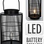 Lantaarn 30 cm - Led - Metaal