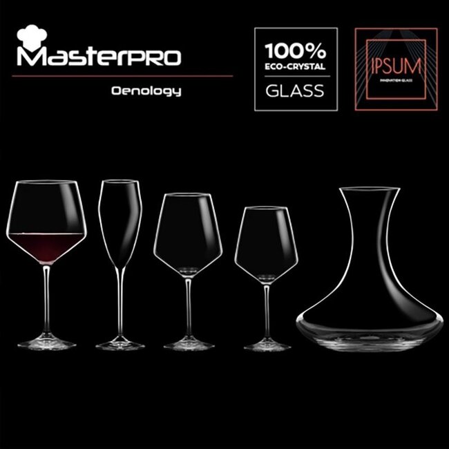 Bergner Masterpro Weinkaraffe aus Kristallglas - 2,0 L