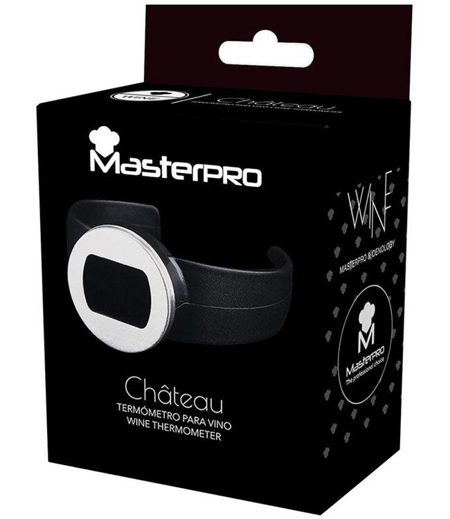 Masterpro Wijn thermometer RVS met LCD display
