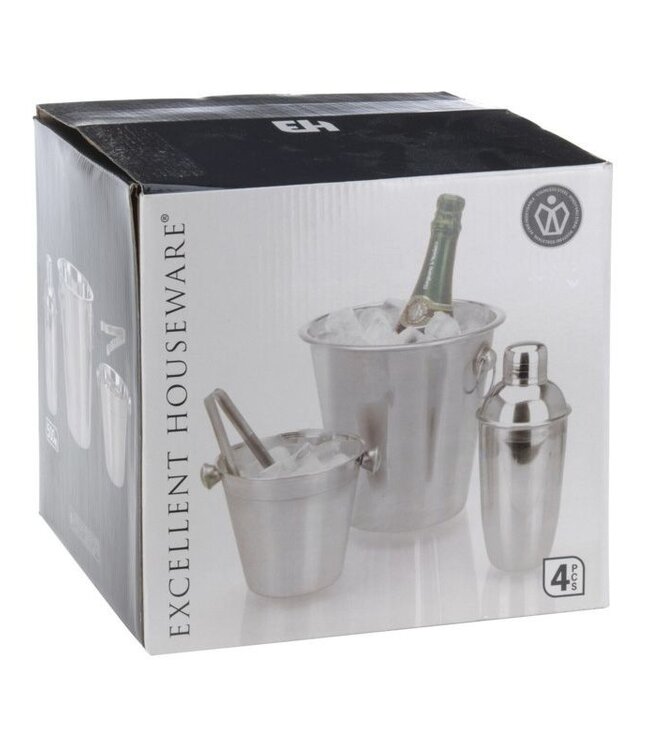 Roestvrijstalen Barset - 4dlg