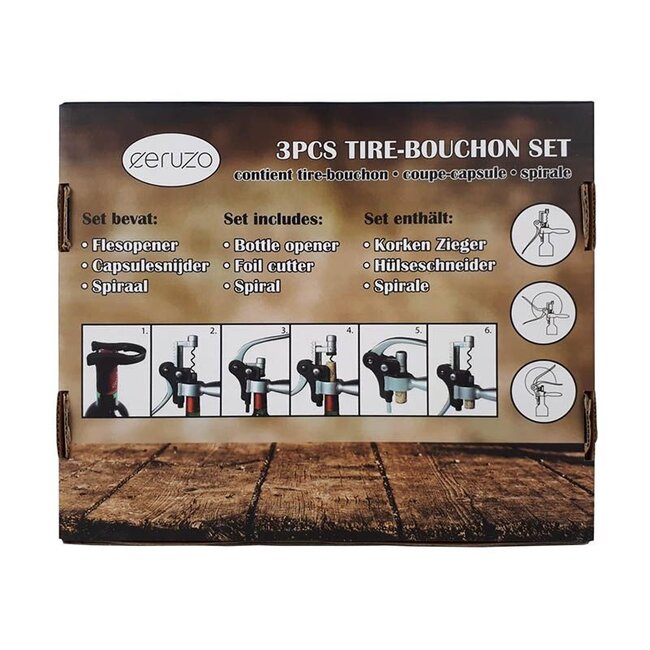 Kurkentrekker Deluxe - Giftset