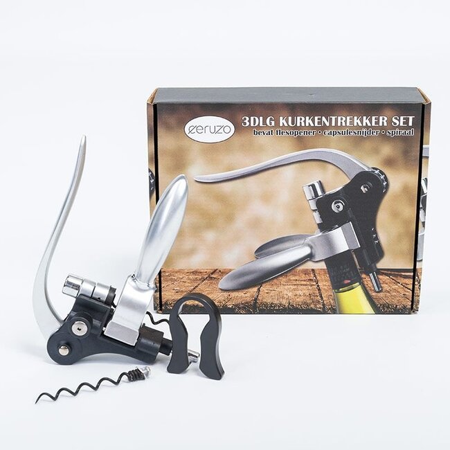 Kurkentrekker Deluxe - Giftset
