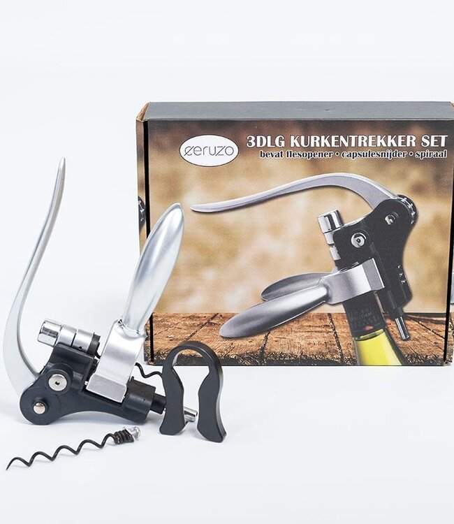 Kurkentrekker Deluxe - Giftset