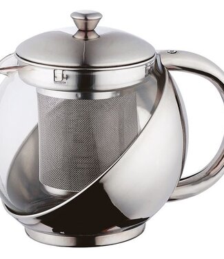 Renberg Theepot met Filter - 0.75 liter - roestvrijstaal