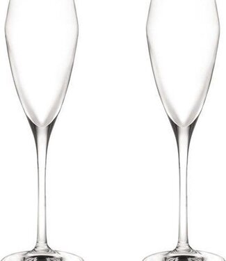 Bergner Masterpro Champagneglazen - Fluitglazen - 18.2cl - Kristalglas - 2 stuks