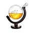 Ceruzo Whiskey Carafe - Globe Decanter - incl. 2 glasses