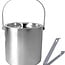 Ceruzo Extra-Large Stainless Steel Ice Bucket - 3 L - With Lid and Tongs