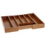 Excellent Houseware Bamboo extendable cutlery tray