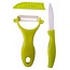 Excellent Houseware Keramische schilmessen  - groen