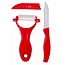 Keramische schilmessen - rood