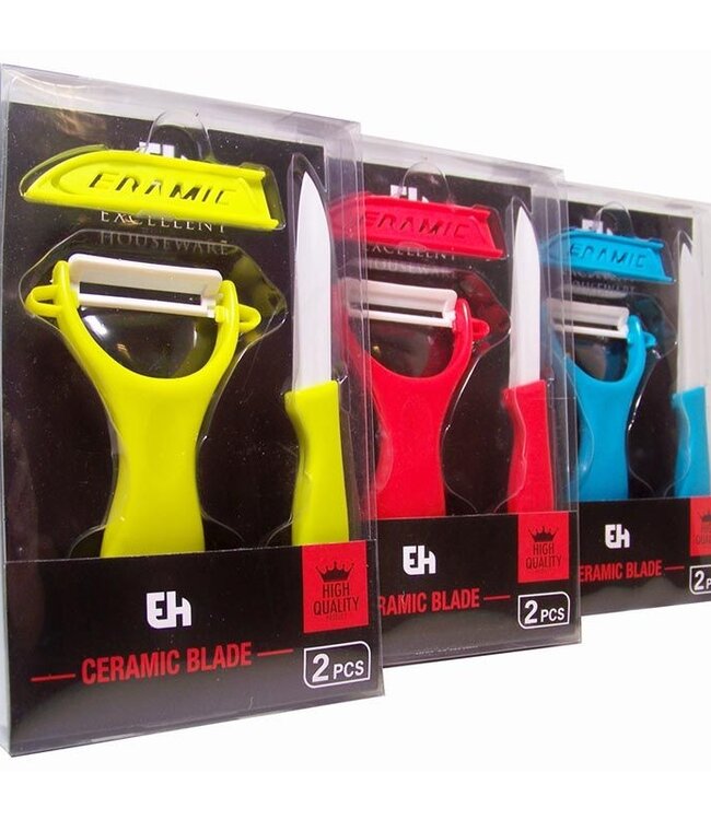 Keramische schilmessen - rood