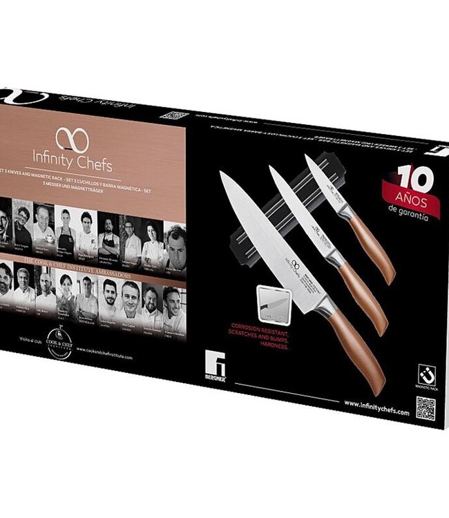 Infinity Chefs Messenset met magnetisch rek