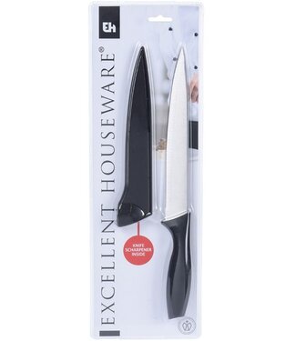 Excellent Houseware Uitbeenmes - incl. houder en slijper