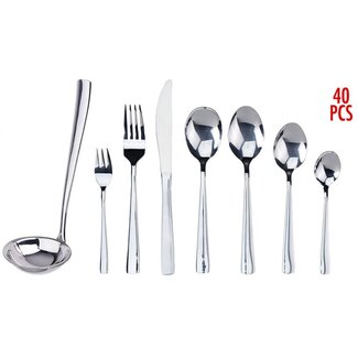 Excellent Houseware Besteckset - 40-teilig - Für 6 Personen