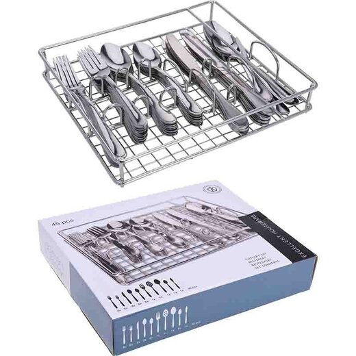Excellent Houseware Cutlery set 45 pieces - 8 people