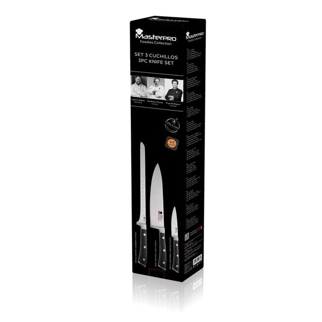 Bergner Masterpro Foodies Messerset - 3-teilig