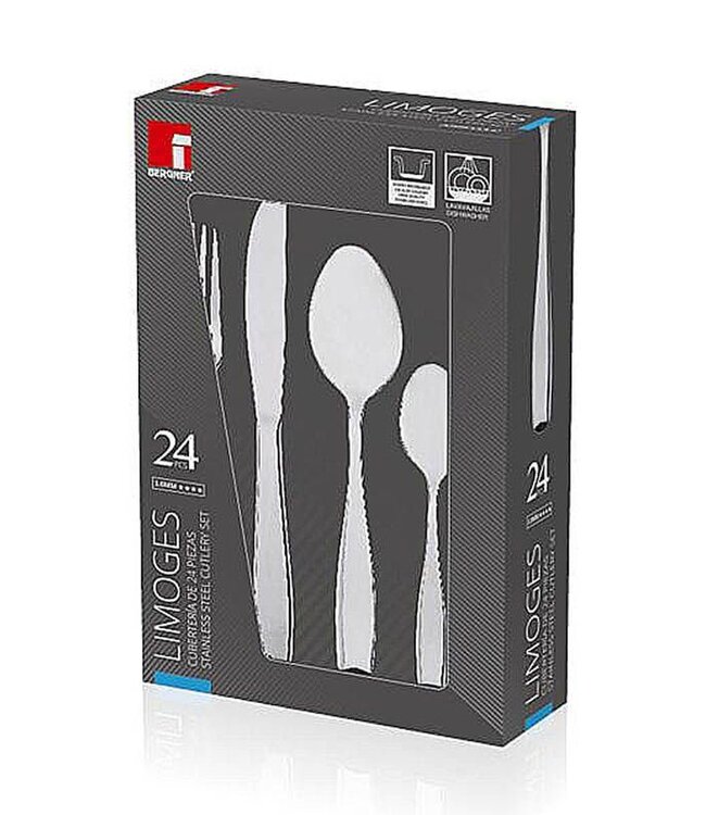 Bestekset Limoges - 24 delig - glans