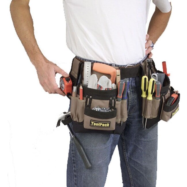 ToolPack Werkzeuggürtel mit 2 Taschen