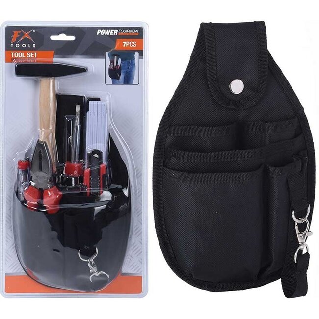 FX Tools Tool belt filled - 7 pieces