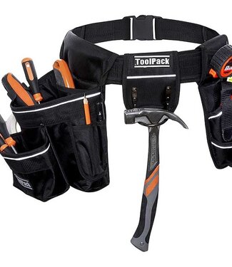ToolPack Robuuste gereedschapsgordel met 2 holsters
