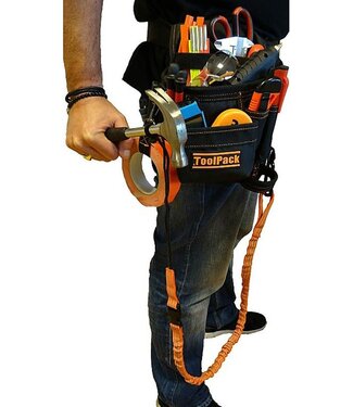 ToolPack Gereedschapsgordel met elastische veiligheidslijn