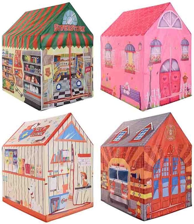 Kinderspeeltent - prinsessenhuis