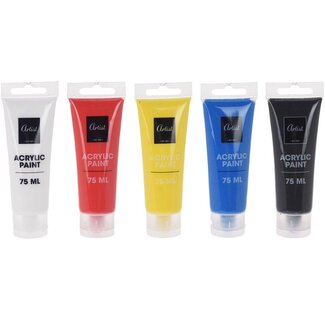 Artist Acrylfarben - 5 × 75 ml
