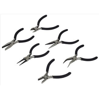 Brudermannesmann Self-opening precision pliers set - 6-piece