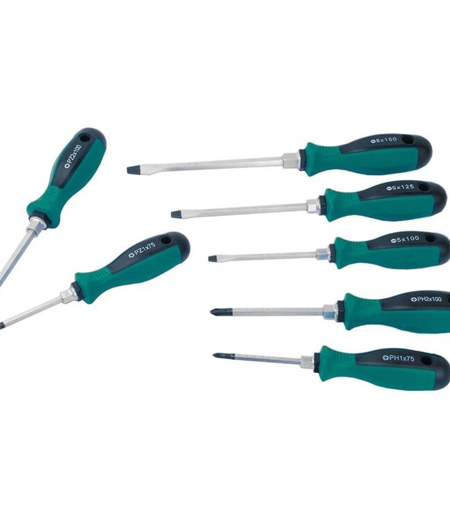Brüder Mannesmann Schroevendraaierset (7 delig)
