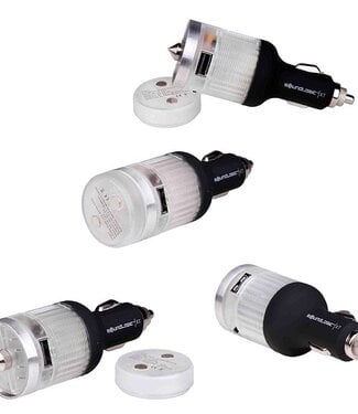 USB-autolader met 4 funkties